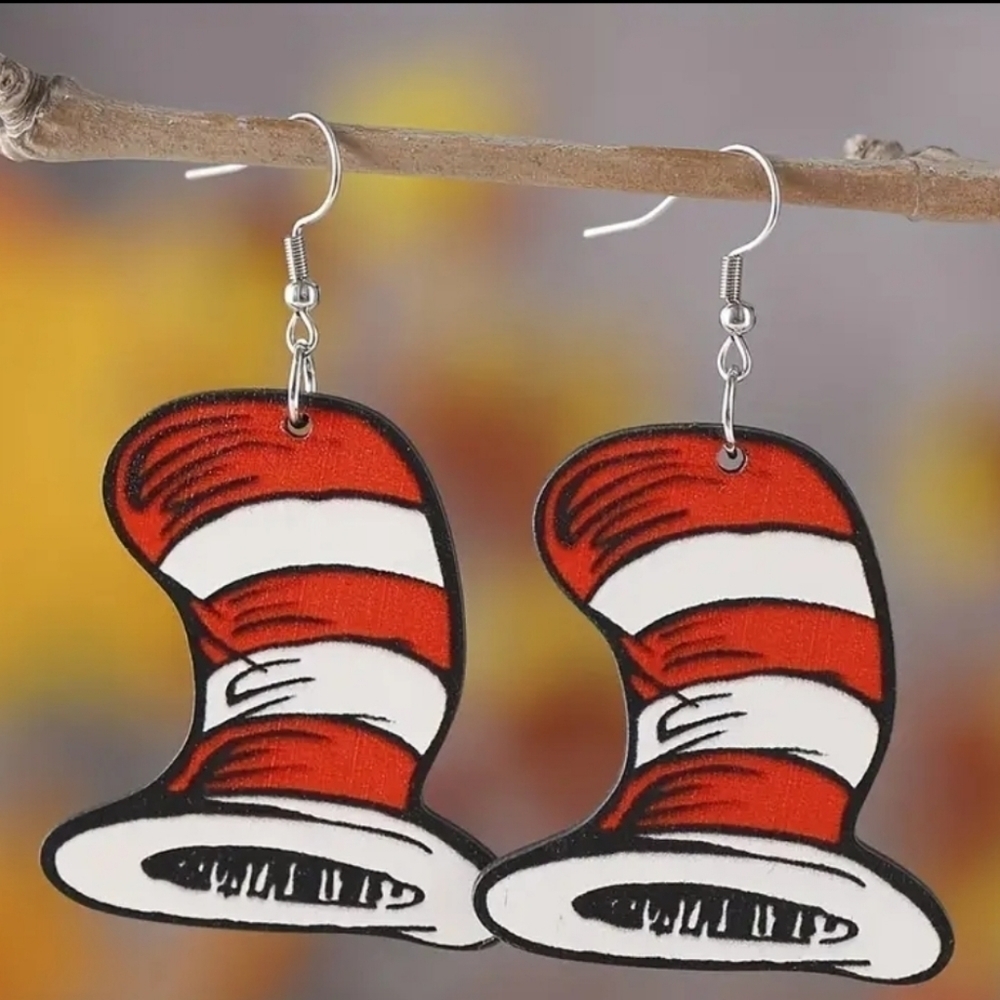 Dr Seuss earrings